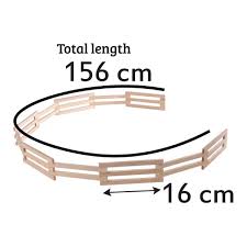 1:24 Kids Globe Wooden Corral Fence 156Cm - Image 3