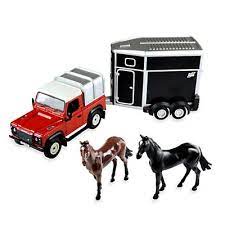 Britains 1:32 Land Rover Horse Set