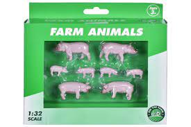 1:32 Pigs & Piglets 8Pcs