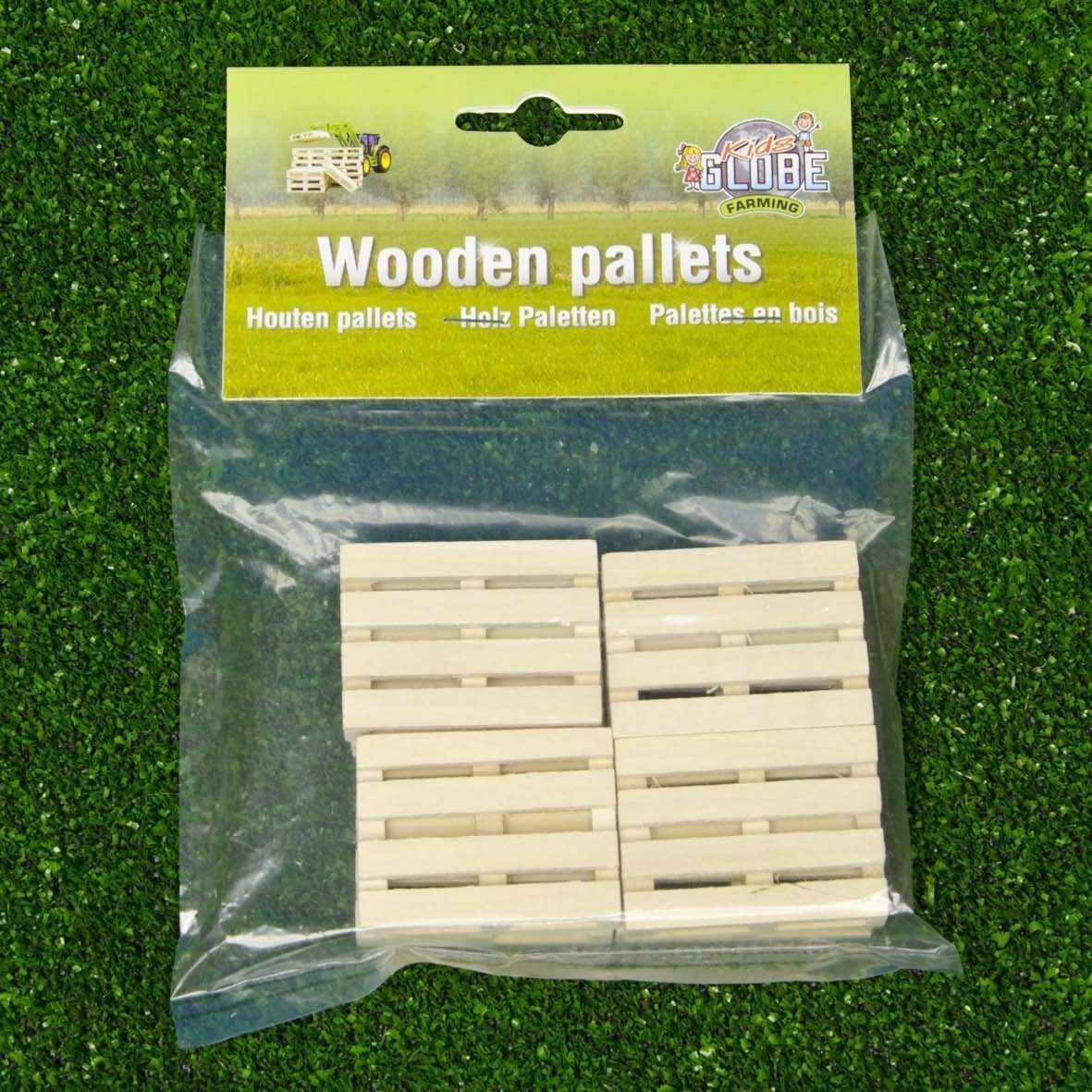 Kids Globe 1:32 SET OF 8 WOODEN PALLETS