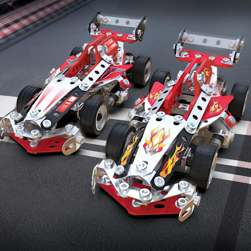 Meccano 10 Multi Model Set -Racing Vehicles