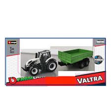10Cm Valtra M2/Q Tractor W/ Tipping Trailer