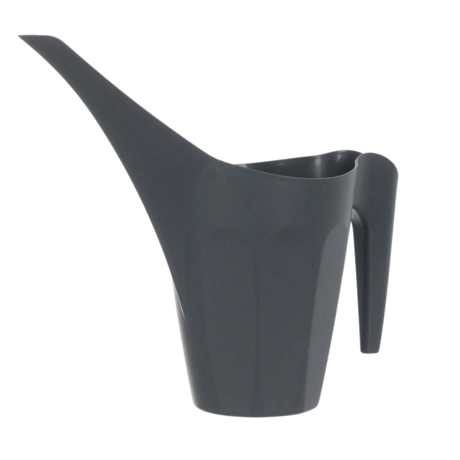 1L Indoor Plastic Watering Can Grey - Image 2