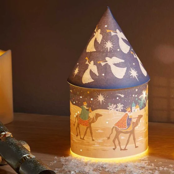 20cm InLit DecorHouse - Three Kings Battery Operated