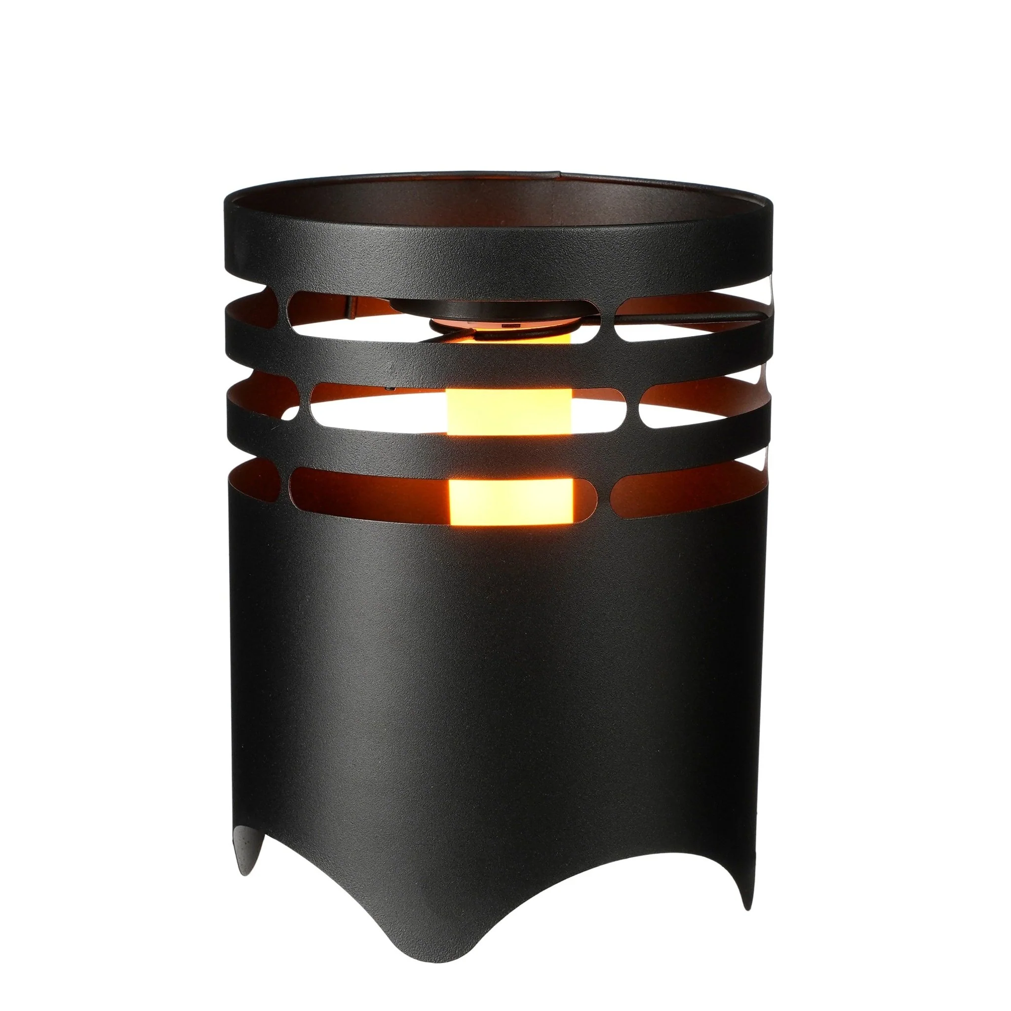 25 x 19cm Solar Lantern Black