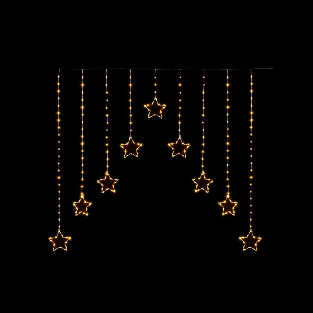 258 Led Flexibrights Star Curtain Light Warm White | 1.2M X 1.2M