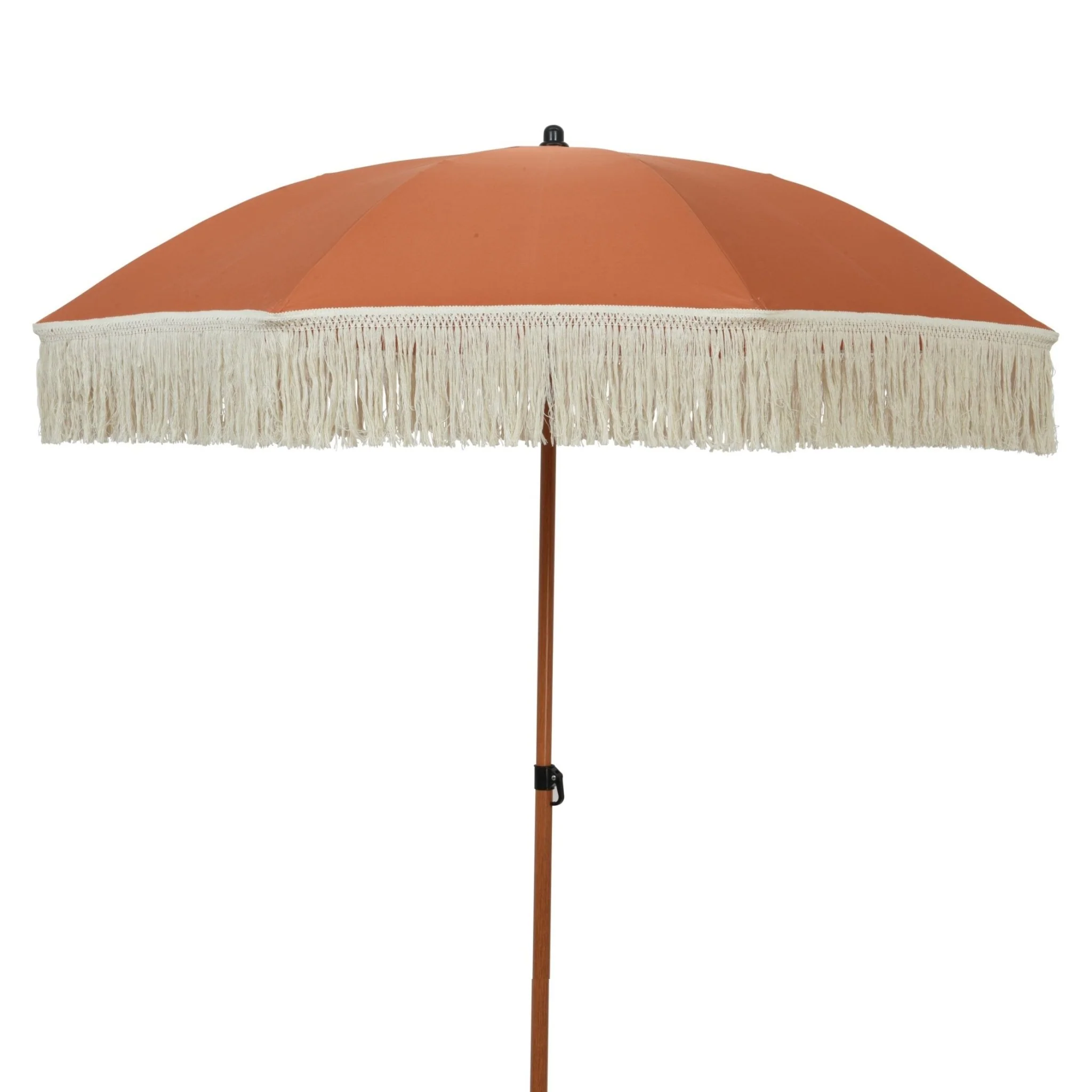 2m Fringed Parasol – Terracotta
