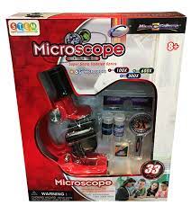33Pcs Red Microscope