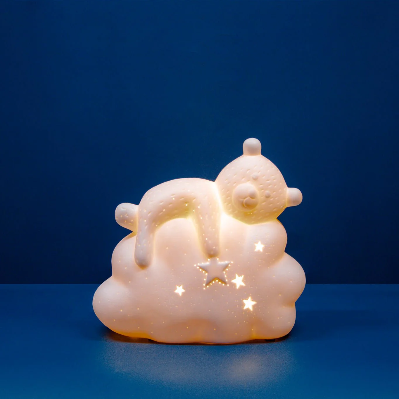 3D Ceramic Table Lamp Sleepy Teddy