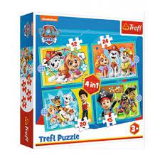 4 In 1 Jigsaw Puzzle Paw Patrol