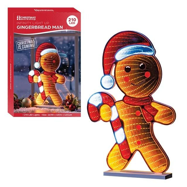 40cm Infinity Gingerbread Man Candy Light