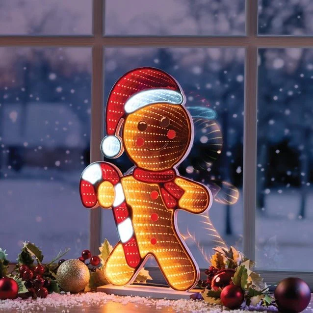 40cm Infinity Gingerbread Man Candy Light - Image 2