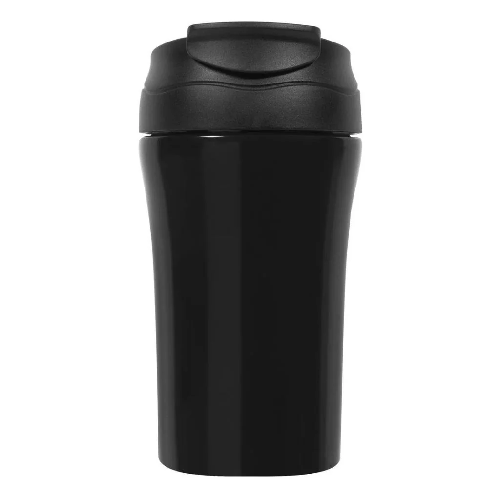 420ml Double Wall Travel Mug Black