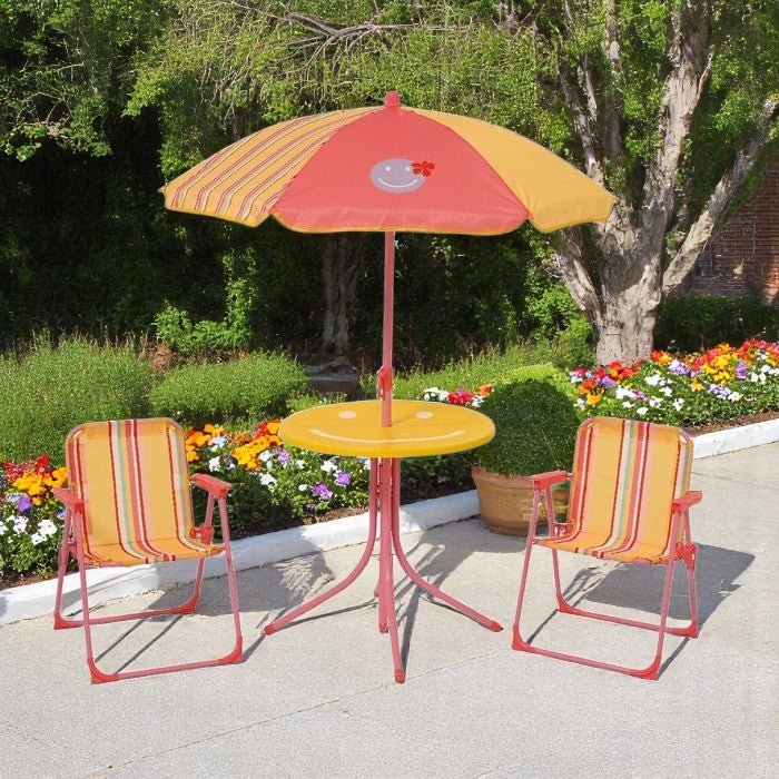 50cm Childrens Patio Set with Parasol