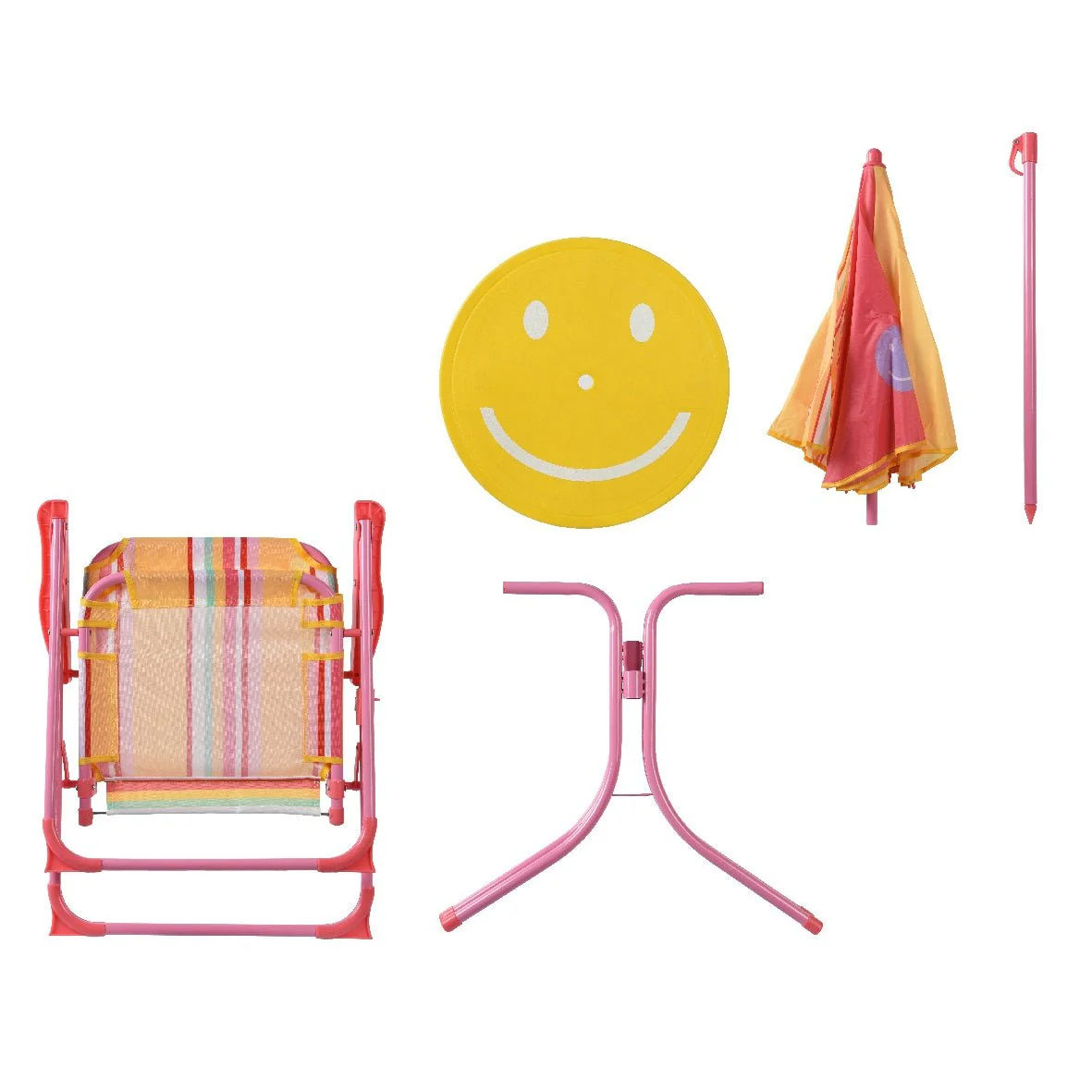 50cm Childrens Patio Set with Parasol - Image 3