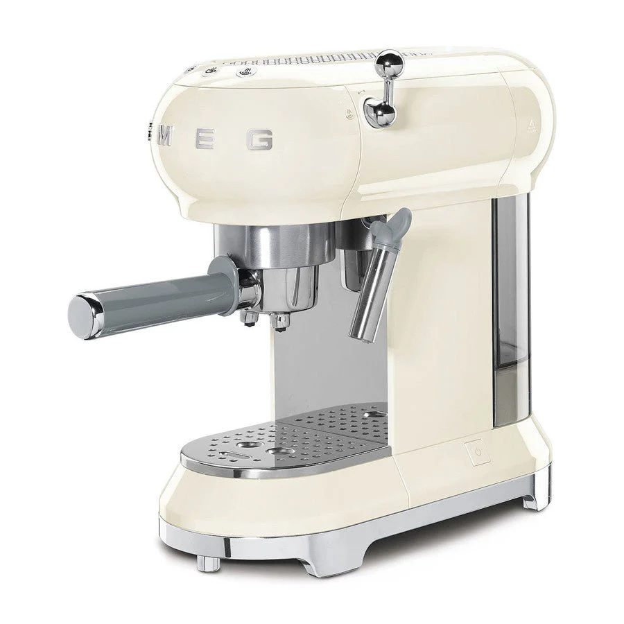 50'S Espresso Pump Coffee Machine - Cream - Image 5