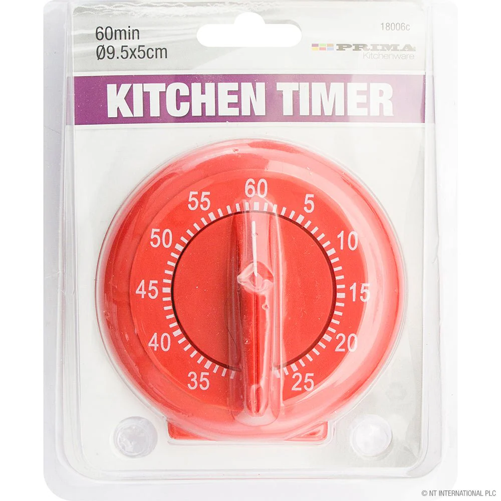60min Kitchen Timer (Colour may vary)