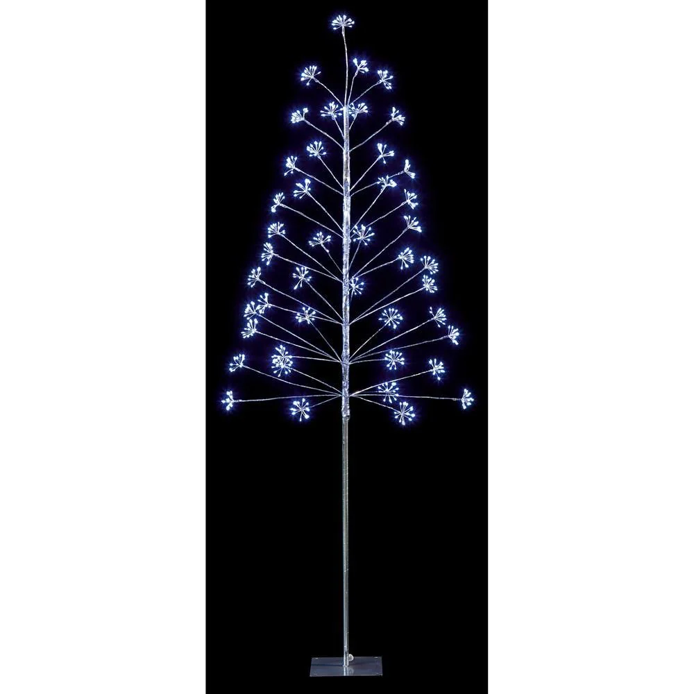6ft Premier LED White Microbrights Christmas Tree - 180cm