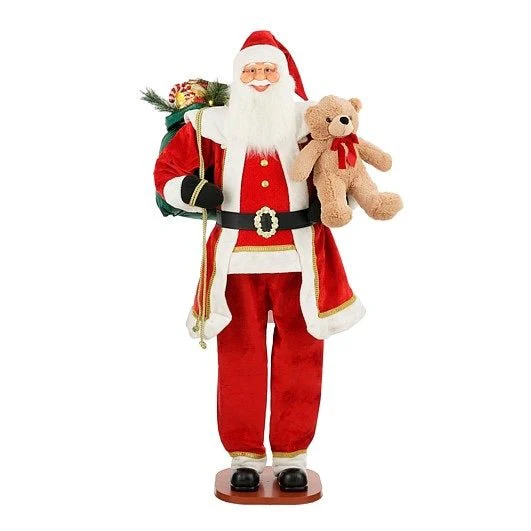 6ft Red Santa with Music and LED 180cm - Image 5