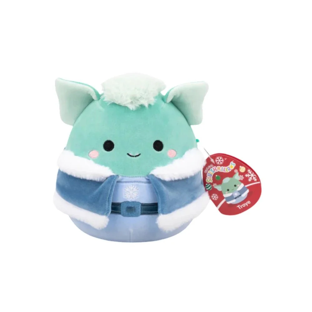 7.5" Squishmallows - Troye the Troll in Winter Outfit