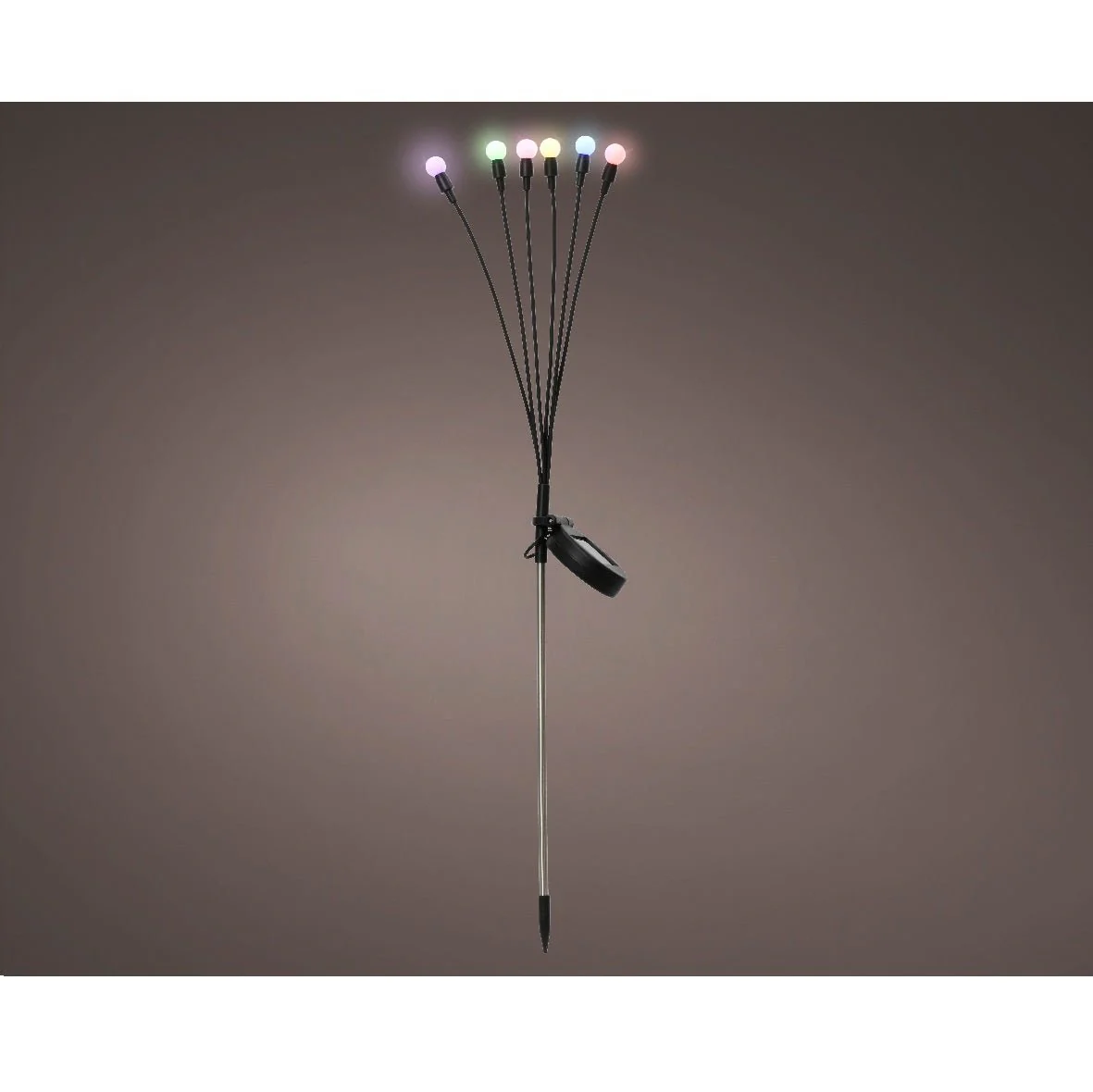 70cm Black PVC Solar Stake Light Swaying - Image 2