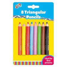 8 Triangular Pencils Young Art