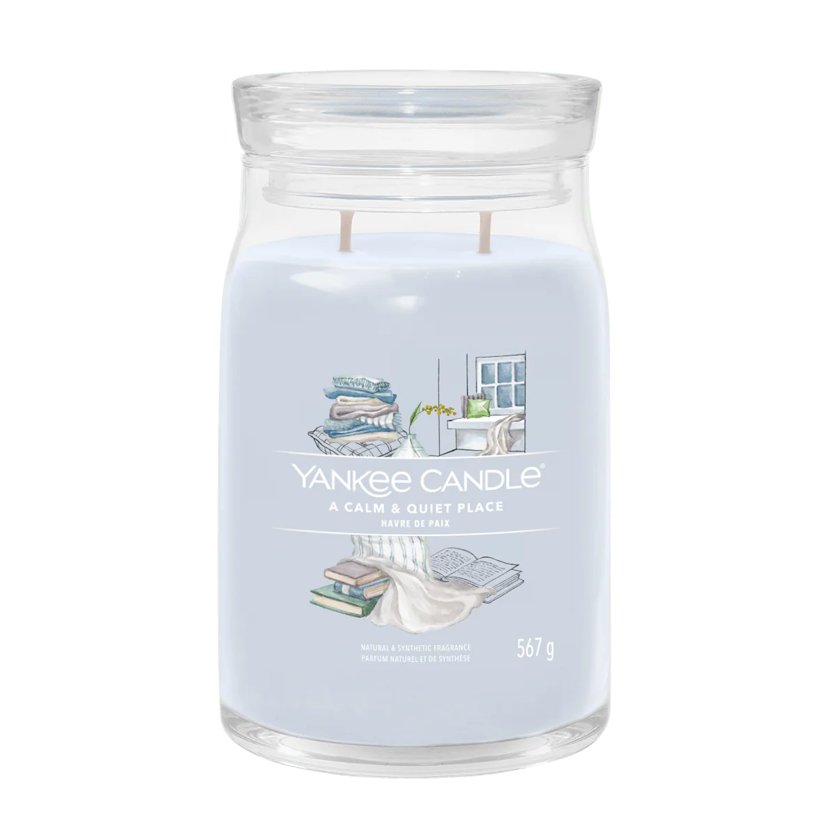 A Calm & Quiet Place Signature Large Jar Yankee Candle 567g