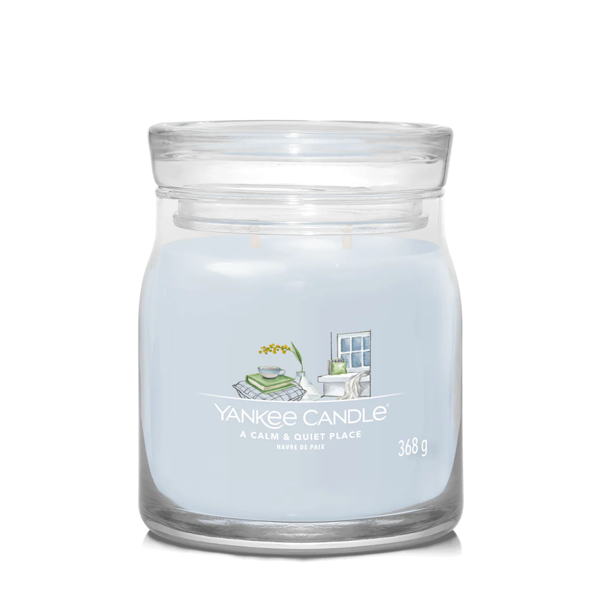 A Calm & Quiet Place Signature Medium Jar Yankee Candle 368g