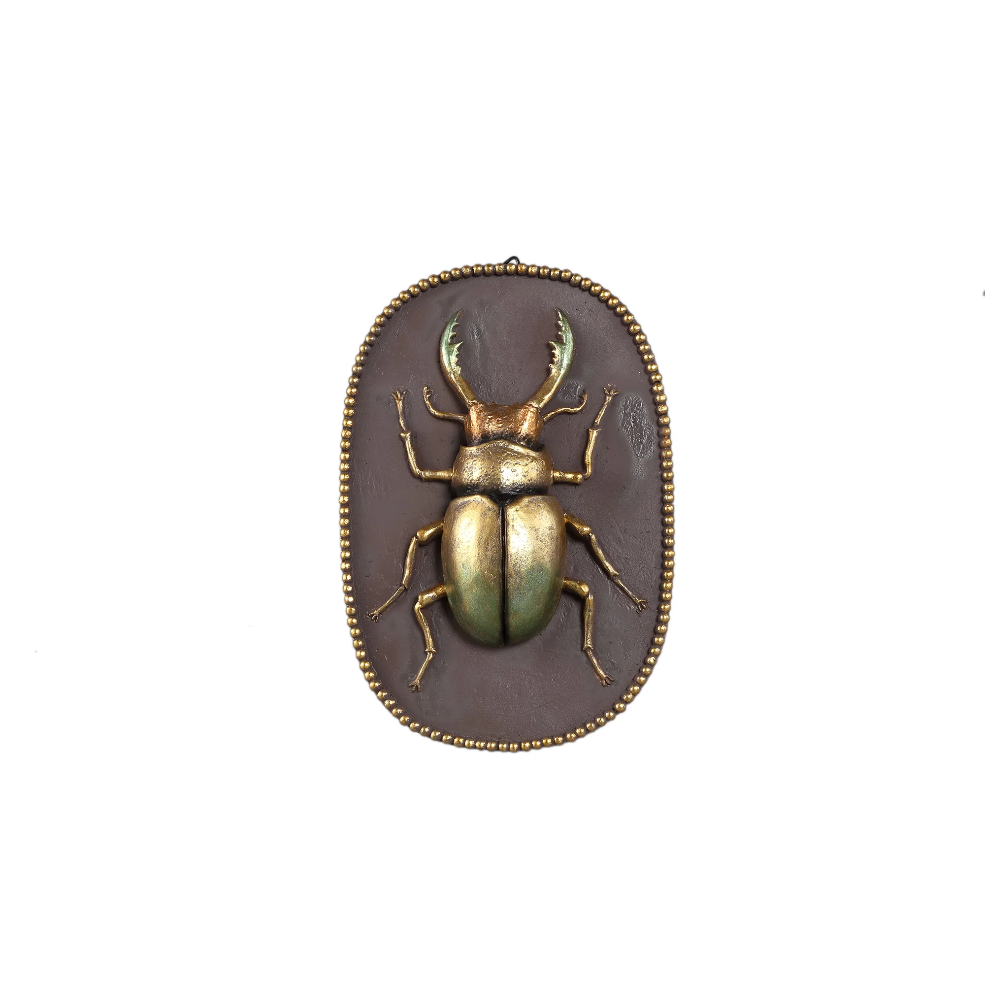 Adalay Gold Beetle Wall Hanger 14cm