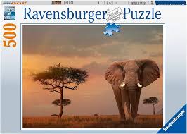 African Elephant 500Pce Puzzle