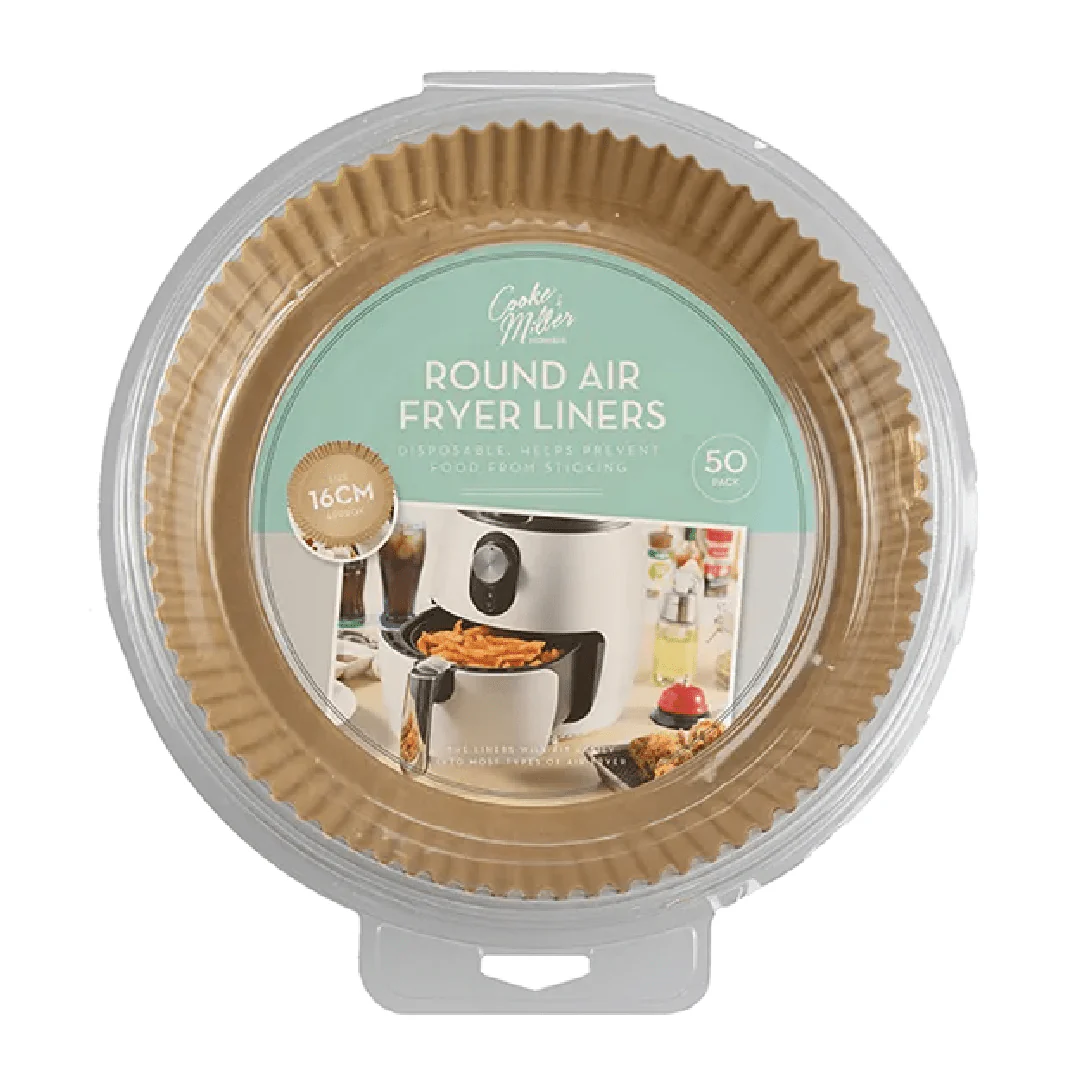 Air Fryer Liner Round Dia.16cm 50pk