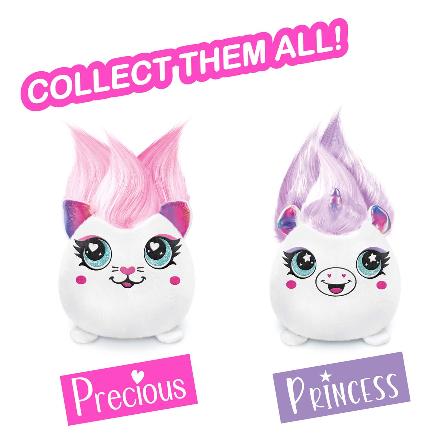 Airbrush Plush Hairiffic Squish Pals - Image 2