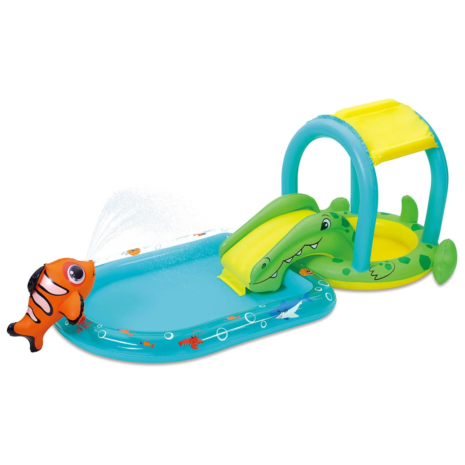 Alligator Play Centre Pool with Sprinkler - Image 2