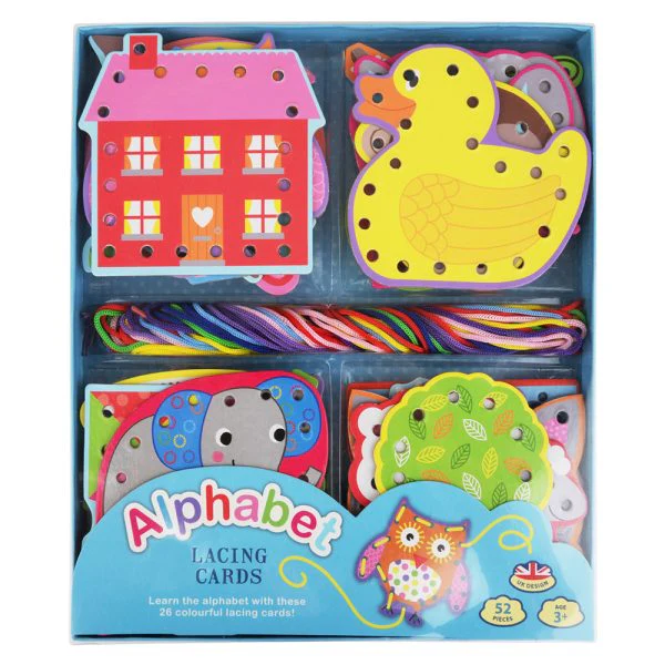 Alphabet Lacing Card Set