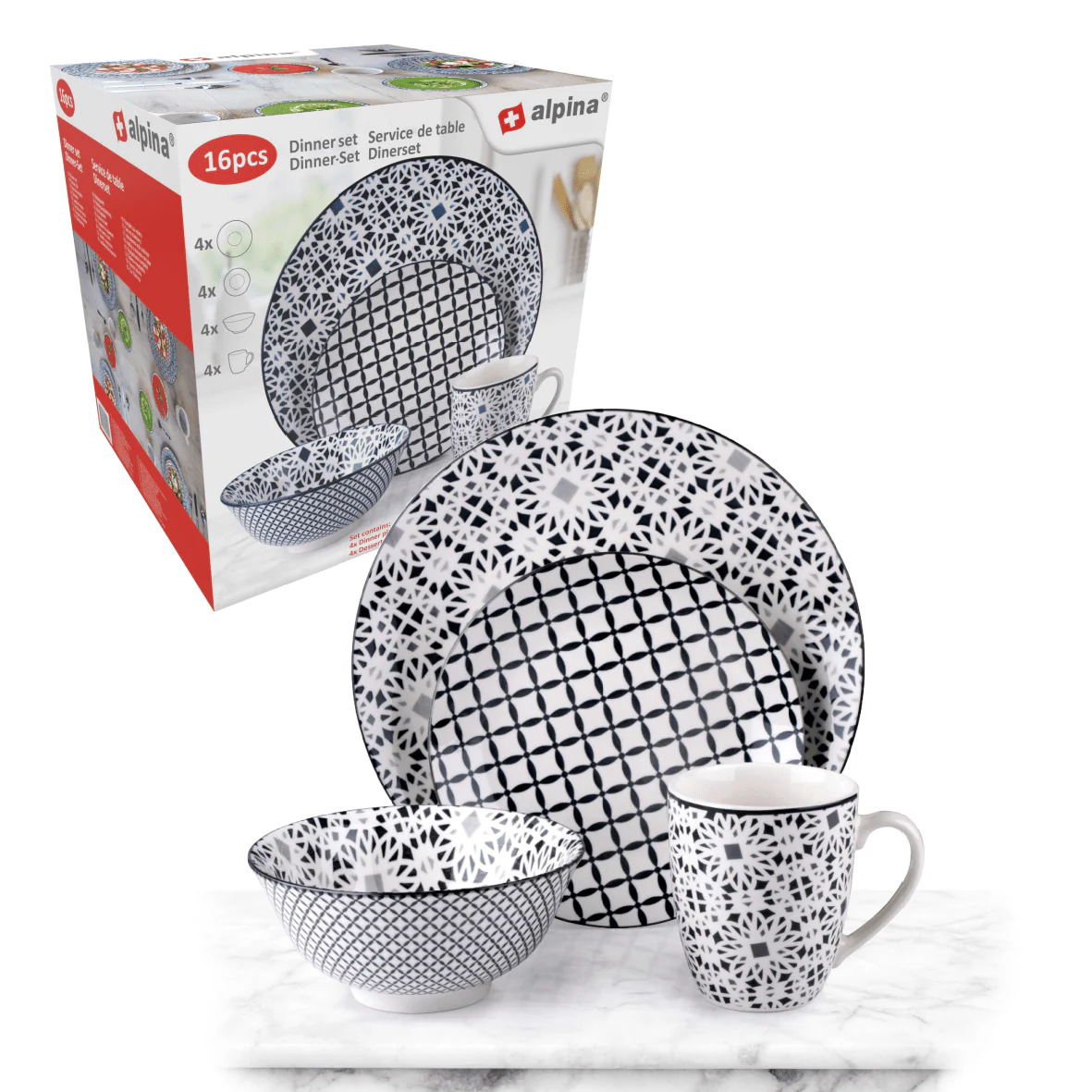 Alpina 16pc Dinner Set
