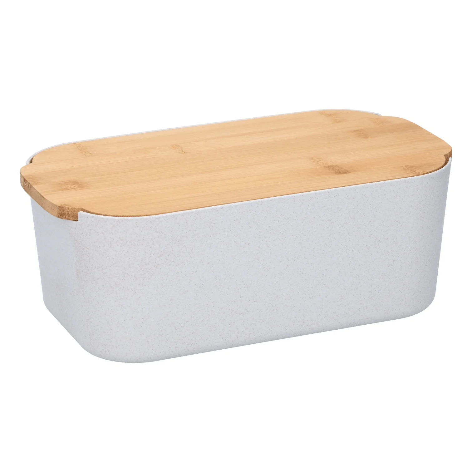 ALPINA Bread Storage Box 650g 33cm With Bamboo Lid