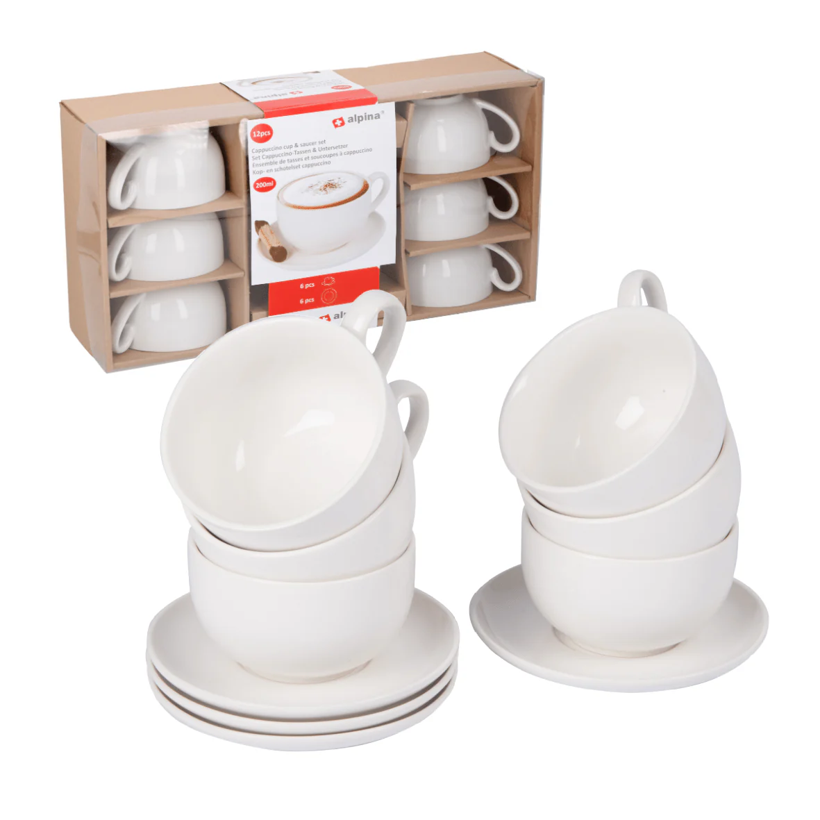 Alpina Cappuccino 12pc Set
