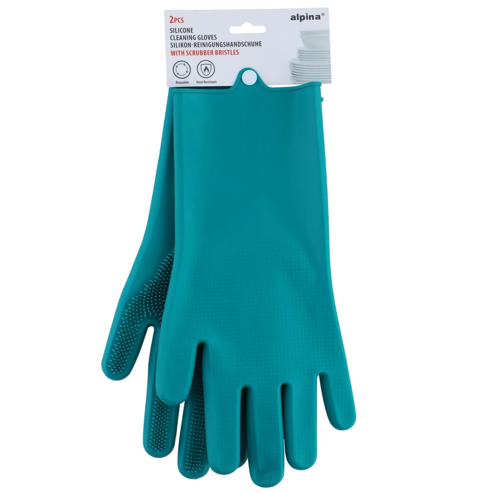 ALPINA Pair of Silicone Cleaning Gloves - Image 2