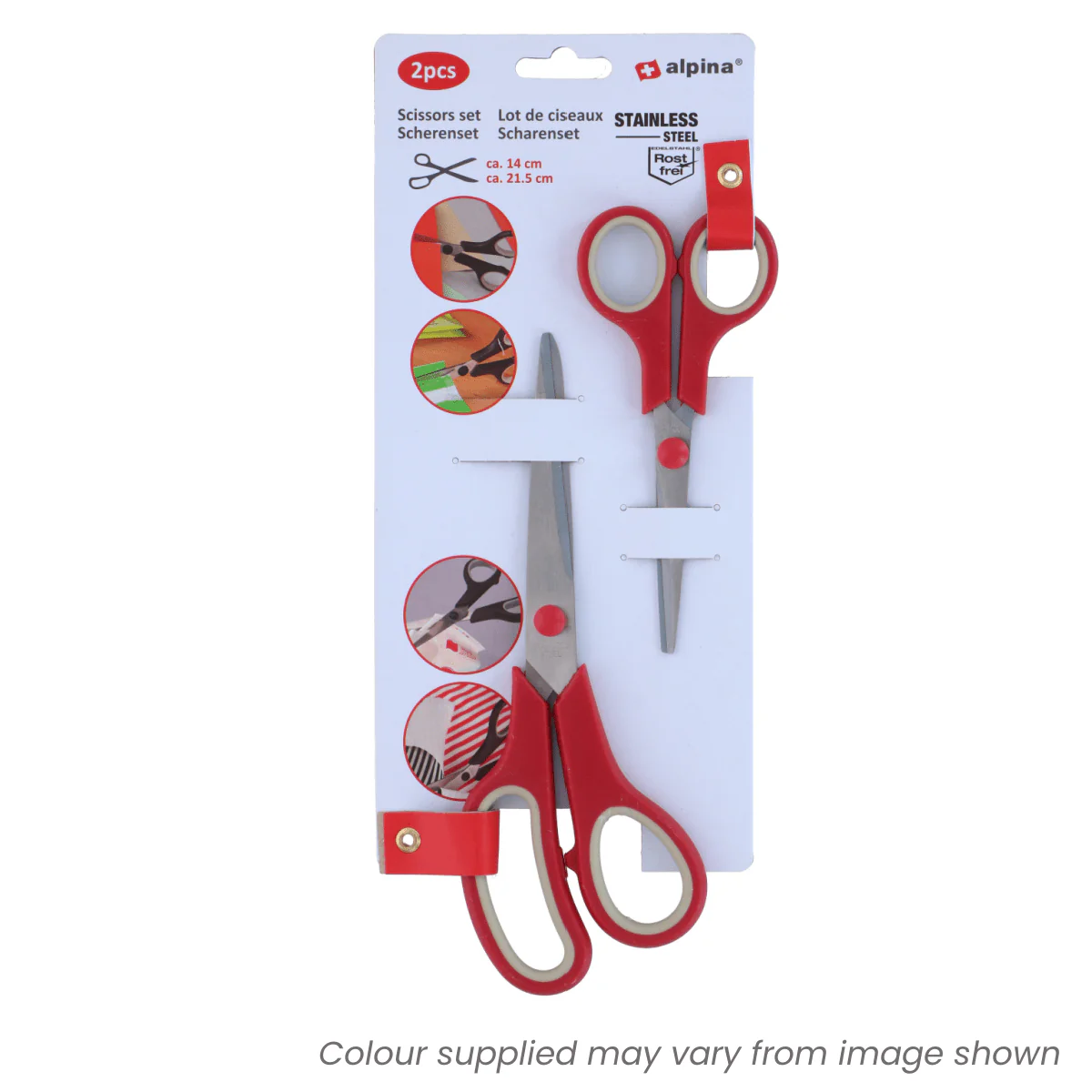 ALPINA Scissors 2pc