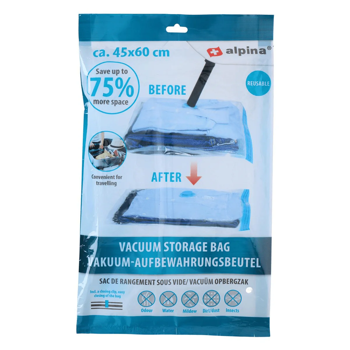 Alpina Vacuum Storage Bag 45 x 60cm
