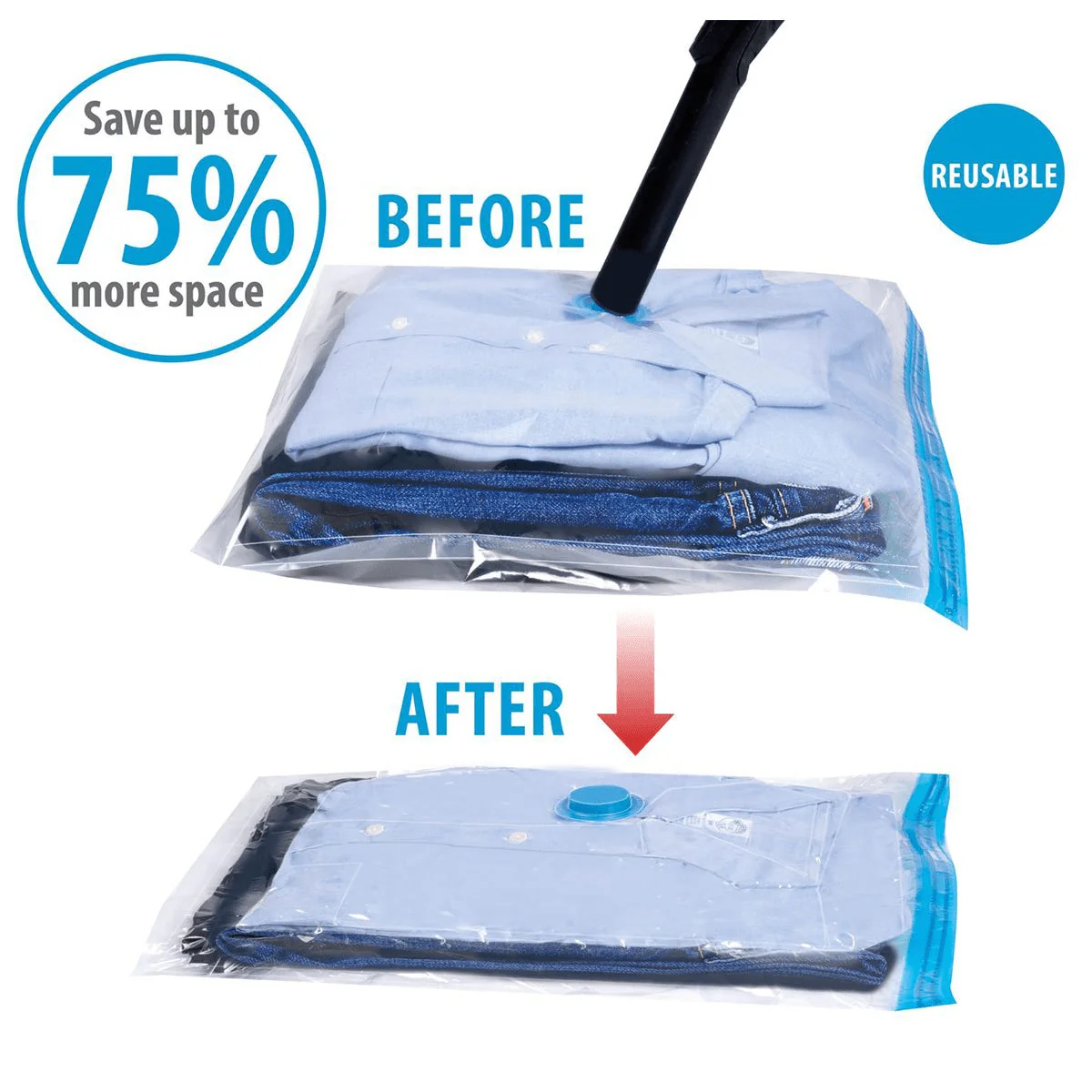 Alpina Vacuum Storage Bag 45 x 60cm - Image 3