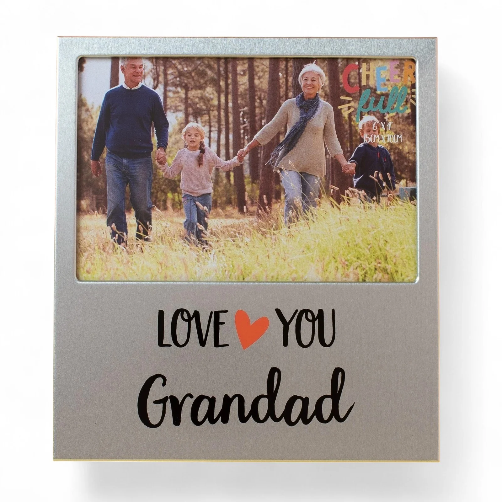 Aluminium Grandad Photo Frame 4 x 6 Photo Frame
