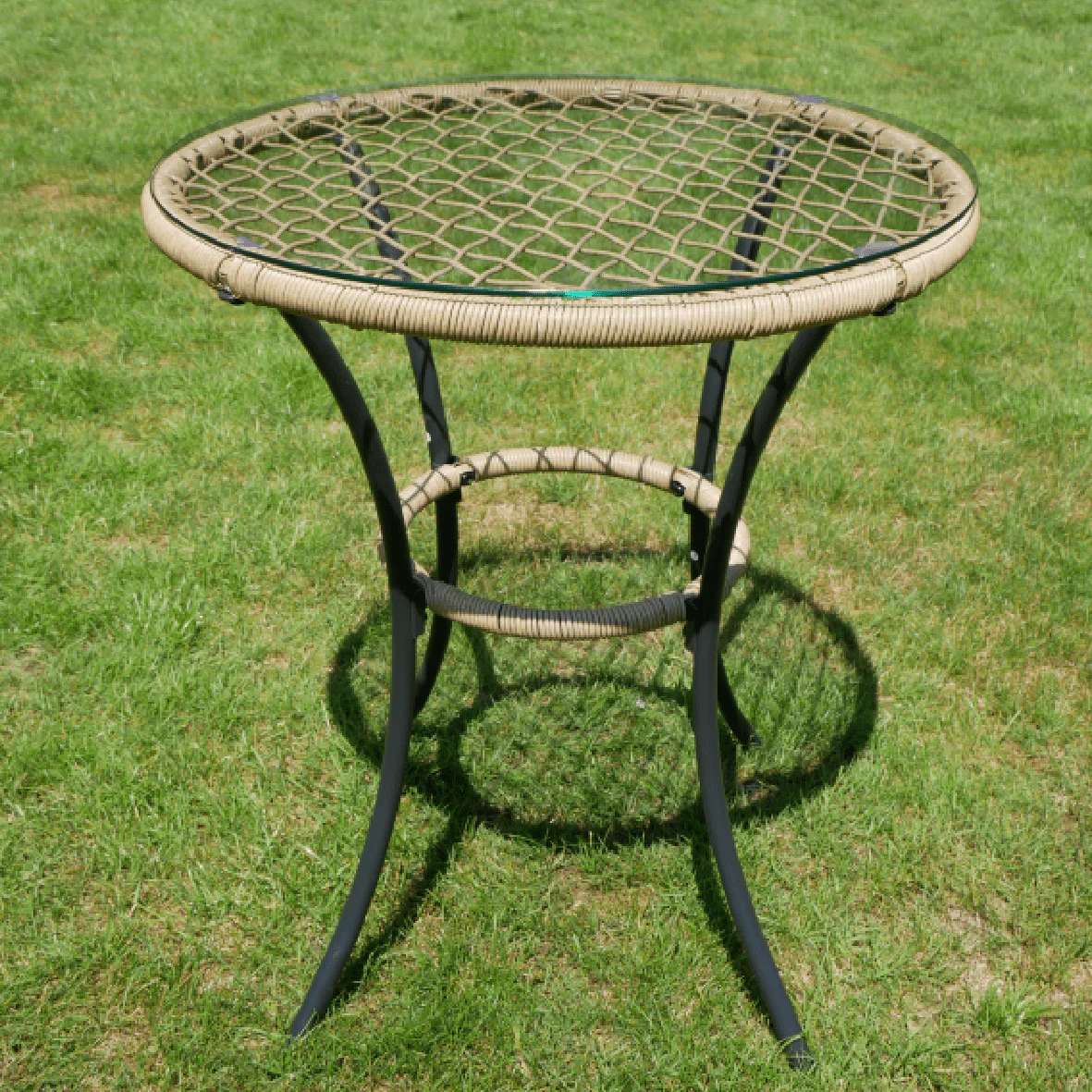 Amalfi Table & 2 Chairs Garden Bistro Set - Image 3