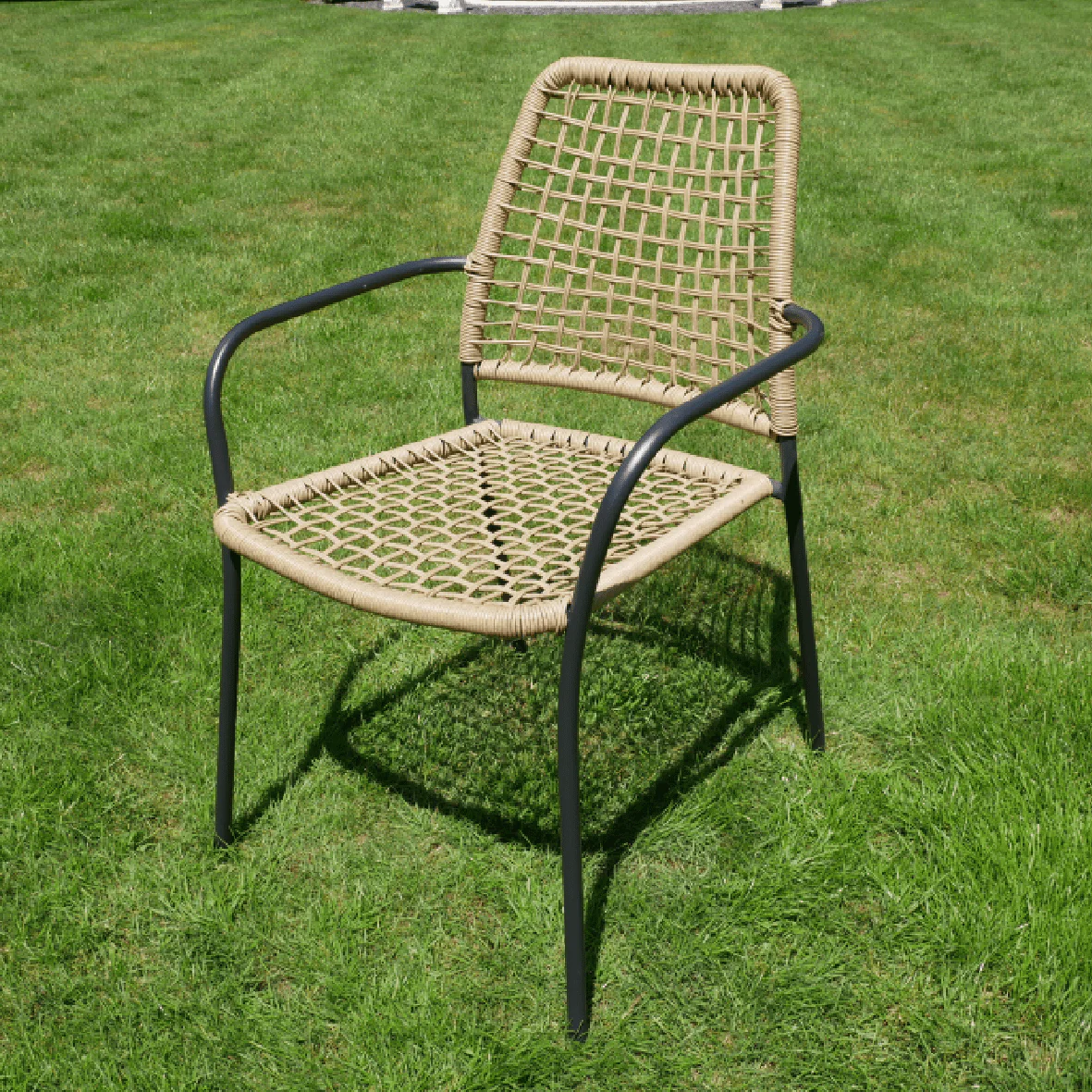 Amalfi Table & 2 Chairs Garden Bistro Set - Image 4