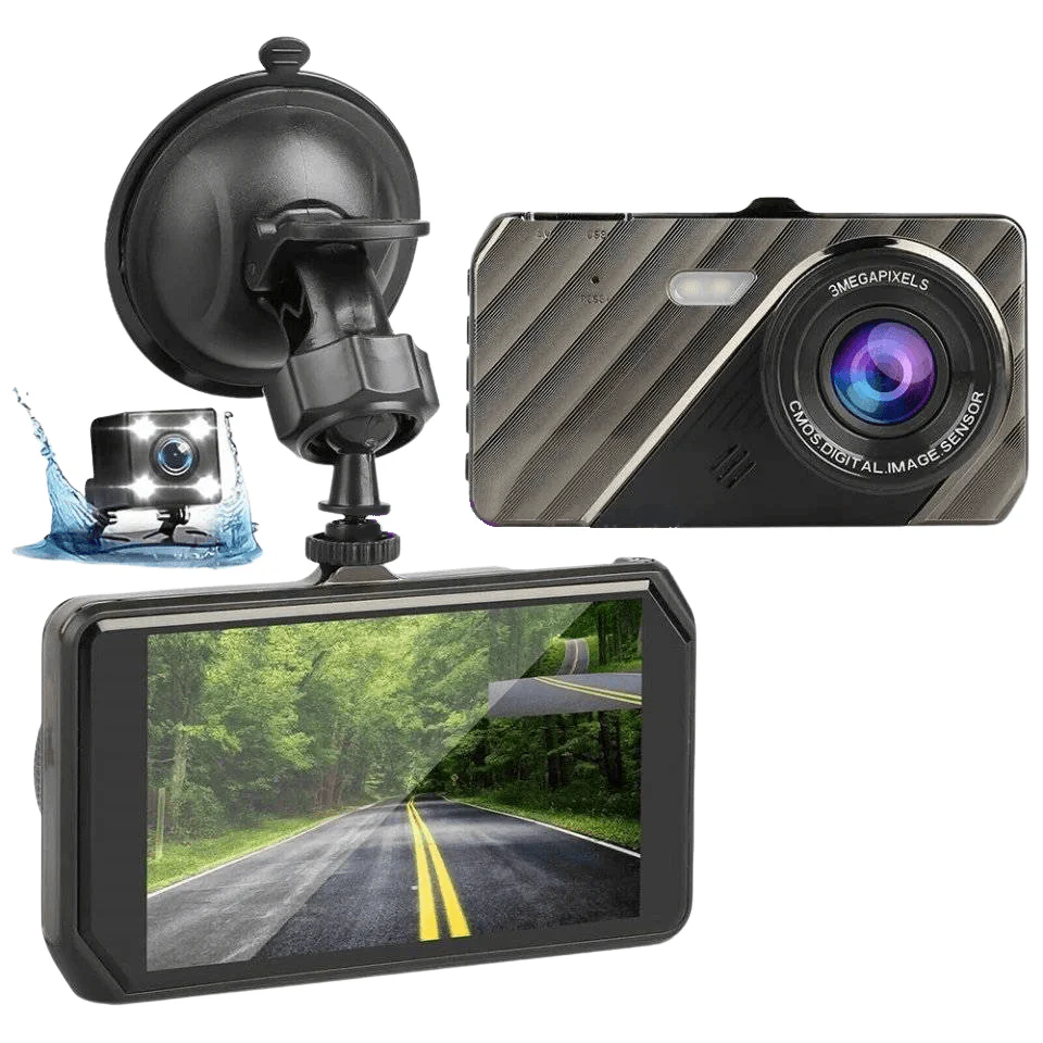 Andowl Dual Lens Vehicle BlackBOX DVR Dash Cam