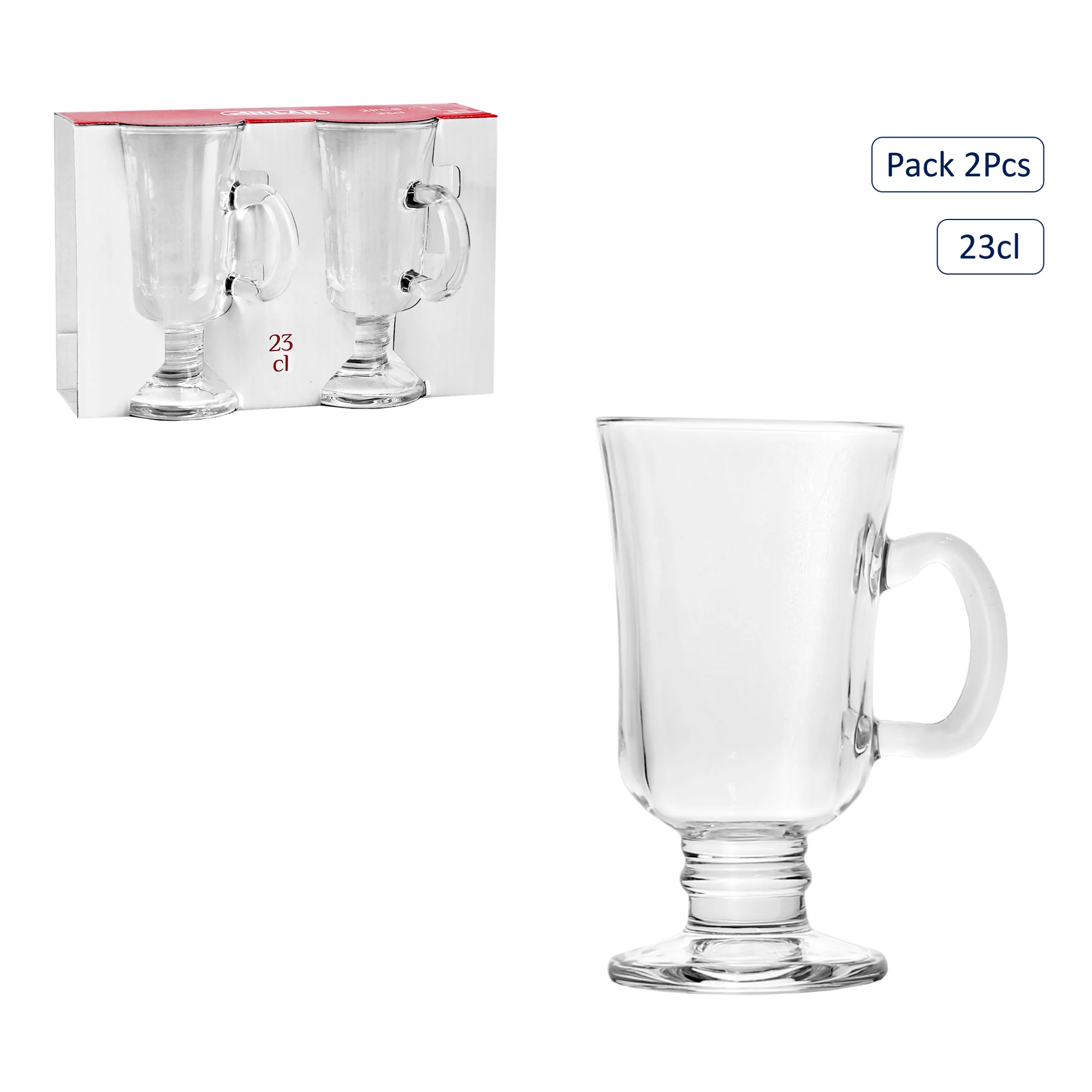 Anilar 2pc Irish Coffee Glasses 23cl