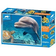 Animal Planet Dolphin & Turtle 500Pce 3D Puzzle