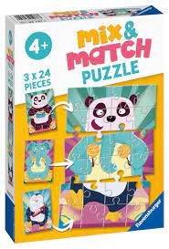 Animals Mix & Match Jigsaw Puzzle 24Pcce Puzzle