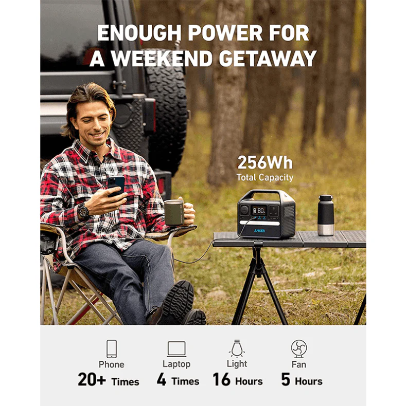 Anker 521 Portable Power Station (PowerHouse 256Wh) - Image 3
