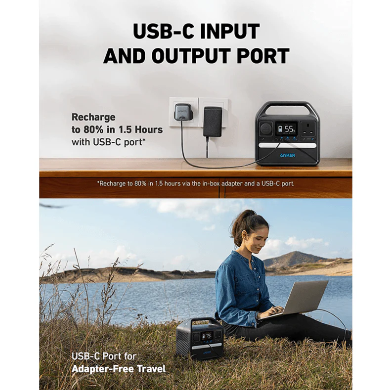 Anker 521 Portable Power Station (PowerHouse 256Wh) - Image 4